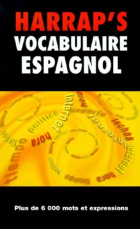 Couverture du produit · Harrap's vocabulaire espagnol