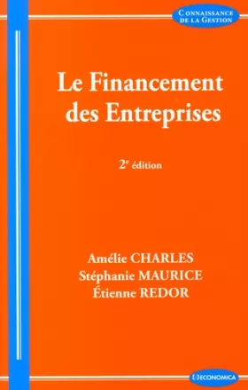 Couverture du produit · Financement des Entreprises, 2e ed. (le)