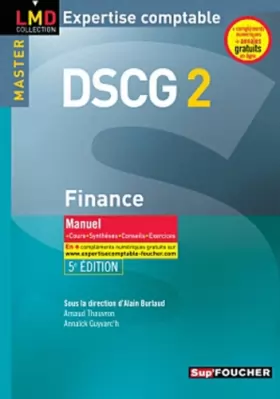 Couverture du produit · DSCG 2 Finance Manuel 5e édition