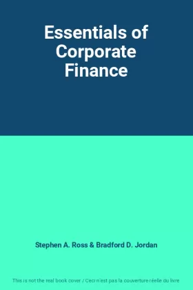 Couverture du produit · Essentials of Corporate Finance