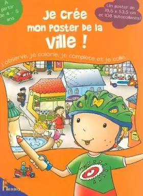Couverture du produit · Je crée mon poster de la ville