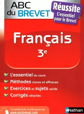 Couverture du produit · ABC BREVET REUSSITE FRANCAIS 3