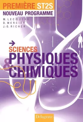 Couverture du produit · Sciences physiques & chimiques 1e ST2S