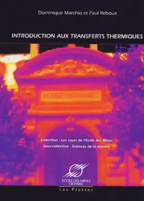 Couverture du produit · Introduction aux transferts thermiques
