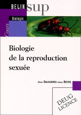 Couverture du produit · Biologie de la reproduction sexuée