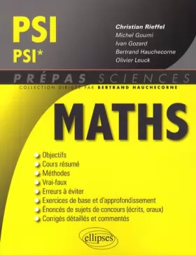 Couverture du produit · Maths PSI-PSI*