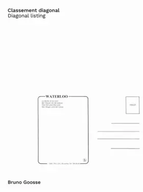 Couverture du produit · Classement diagonal/diagonal listing: Waterloo
