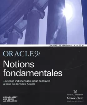Couverture du produit · Oracle 9i Notions Fondamentales