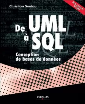 Couverture du produit · De UML à SQL : Conception de bases de données