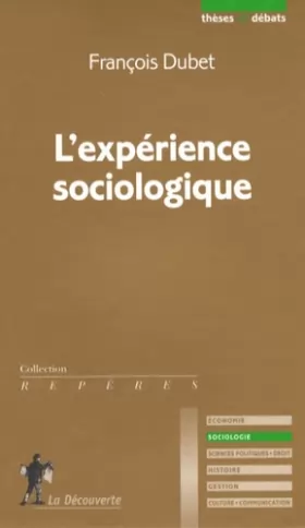Couverture du produit · L'expérience sociologique