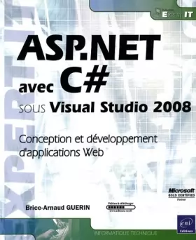 Couverture du produit · ASP.NET avec C sous Visual Studio 2008 - Conception et développement d'applications Web
