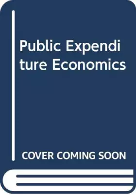 Couverture du produit · Public Expenditure Economics