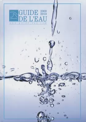 Couverture du produit · Guide de l'eau 2009-2010