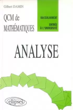 Couverture du produit · QCM de Mathématiques : Analyse