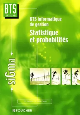 Couverture du produit · Statistique et probabilité : BTS Informatique de gestion