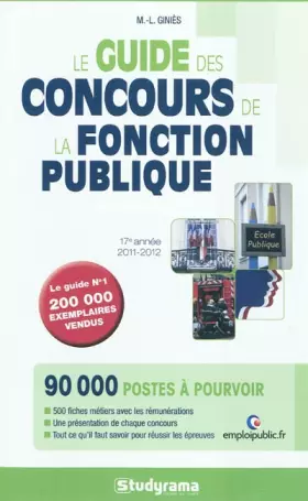 Couverture du produit · Guide des concours de la fonction publique 2011/2012