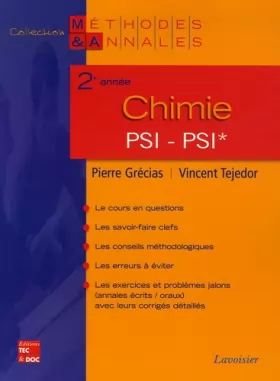Couverture du produit · Chimie 2e année PSI-PSI*