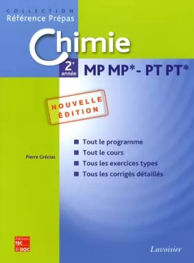 Couverture du produit · Chimie 2e année MP MP* - PT PT*