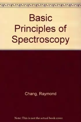 Couverture du produit · Basic Principles of Spectroscopy