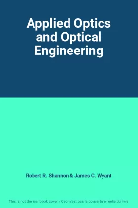 Couverture du produit · Applied Optics and Optical Engineering