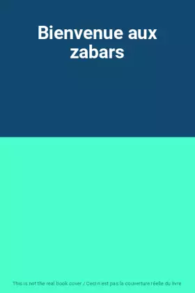 Couverture du produit · Bienvenue aux zabars
