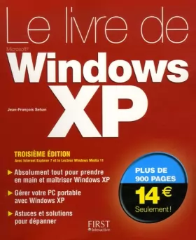 Couverture du produit · Le livre de Windows XP