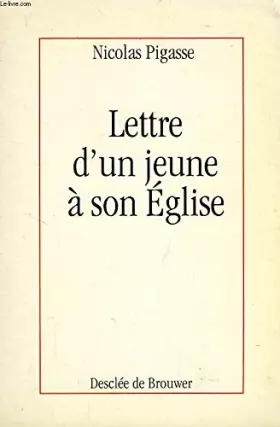 Couverture du produit · Lettre d'un jeune à son église