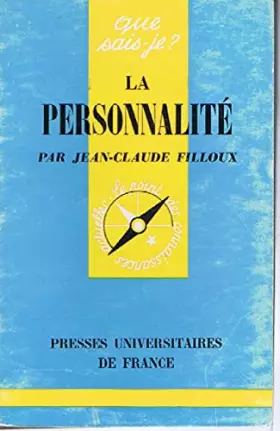 Couverture du produit · la personnalité