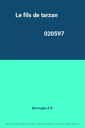 Couverture du produit · Le fils de tarzan                                                                             020597