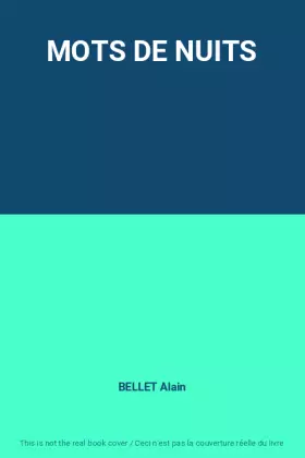 Couverture du produit · MOTS DE NUITS