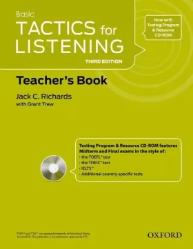 Couverture du produit · Tactics for Listening: Basic: Teachers Resource Pack