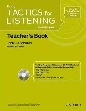 Couverture du produit · Tactics for Listening: Basic: Teachers Resource Pack