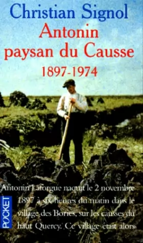 Couverture du produit · Antonin paysan du Causse (1897-1974)