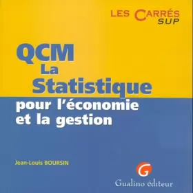 Couverture du produit · QCM, la statistique pour l'économie et la gestion