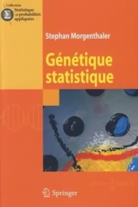 Couverture du produit · Génétique statistique
