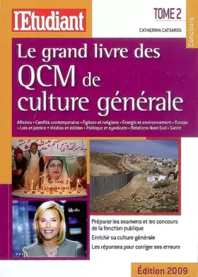 Couverture du produit · Le grand livre des QCM de culture générale: Tome 2