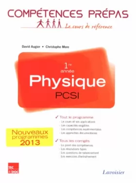 Couverture du produit · Physique 1re année PCSI