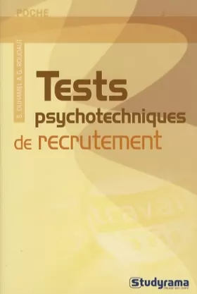 Couverture du produit · Tests psychotechniques de recrutement