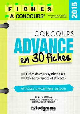 Couverture du produit · Concours Advance en 30 fiches