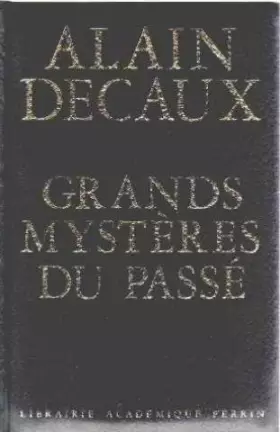 Couverture du produit · Grands mysteres du passé