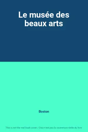 Couverture du produit · Le musée des beaux arts
