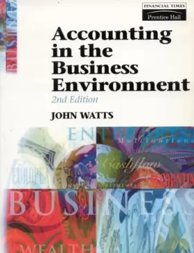 Couverture du produit · Accounting In the Business Environment