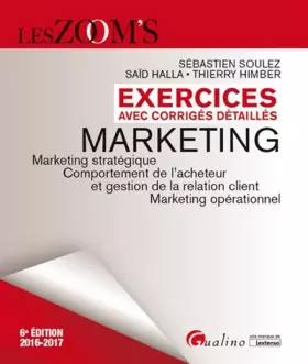Couverture du produit · Exercices avec corrigés détaillés - Marketing 2016-2017
