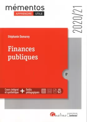 Couverture du produit · Finances publiques: Élaboration - Exécution - Contrôle (2020-2021)