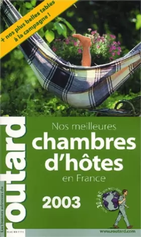 Couverture du produit · Nos meilleures chambres d'hôtes en France 2003
