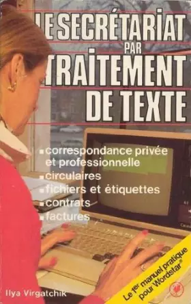 Couverture du produit · Le secrétariat par traitement de texte
