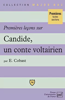 Couverture du produit · Premières leçons sur « Candide », un conte voltairien