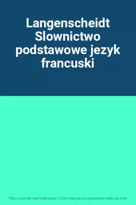 Couverture du produit · Langenscheidt Slownictwo podstawowe jezyk francuski