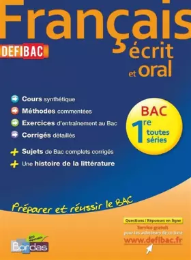 Couverture du produit · DEFIBAC FRANCAIS 1RES