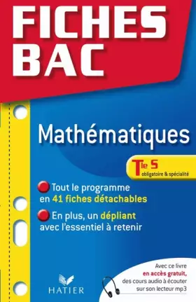Couverture du produit · Mathématiques Tle S, obligatoire et spécialité